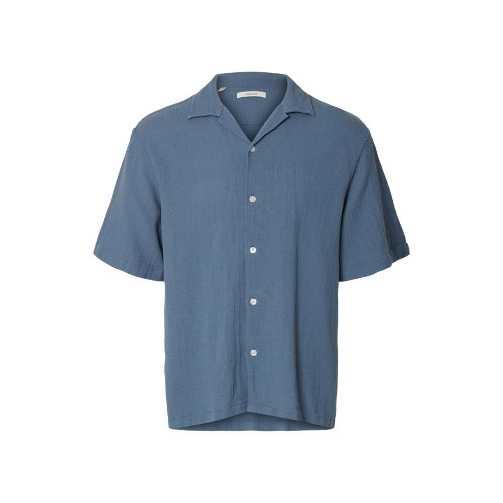 Selected Homme Relaxed Fit Short Sleeve Resort Shirt